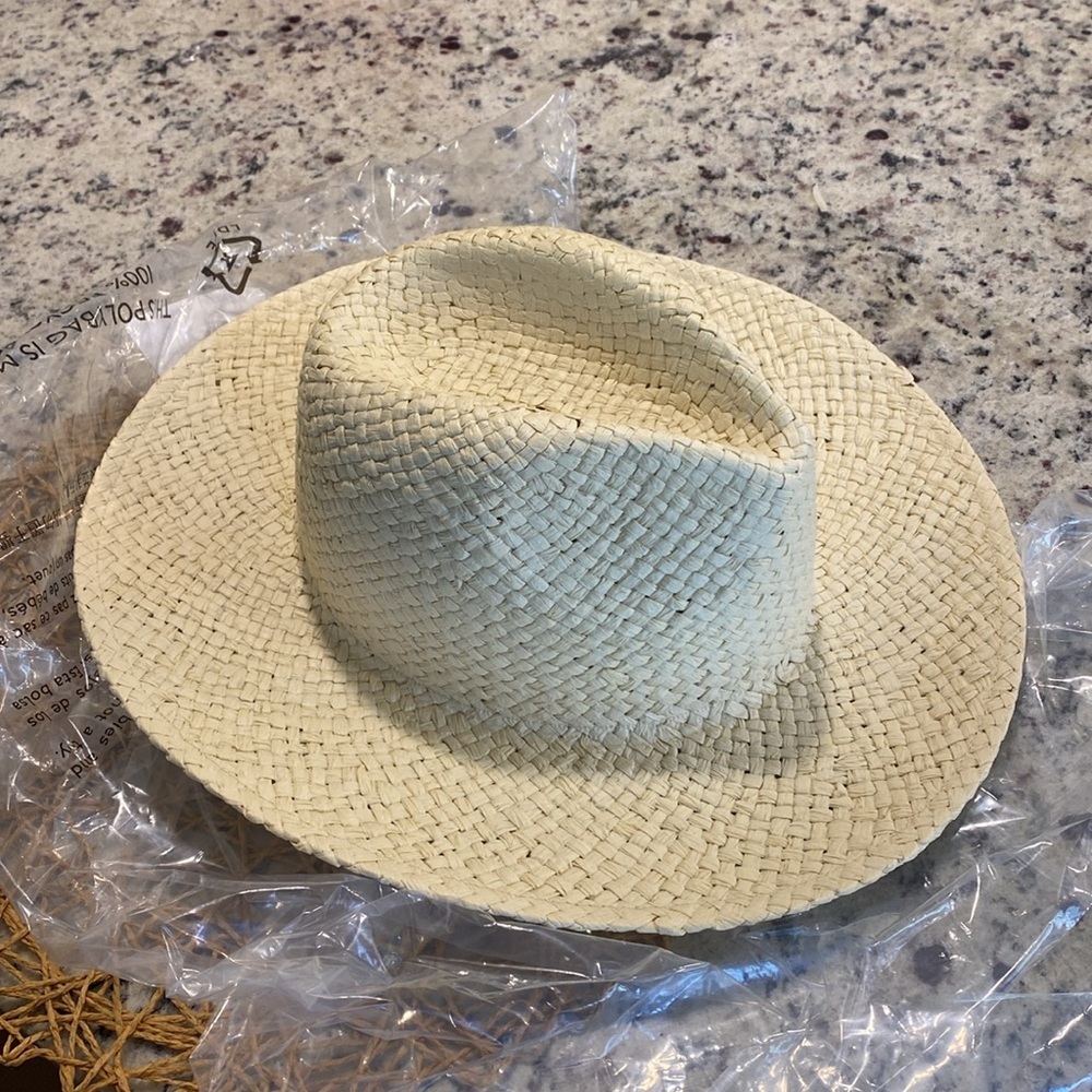 NWT Madewell Woven Straw Panama Hat